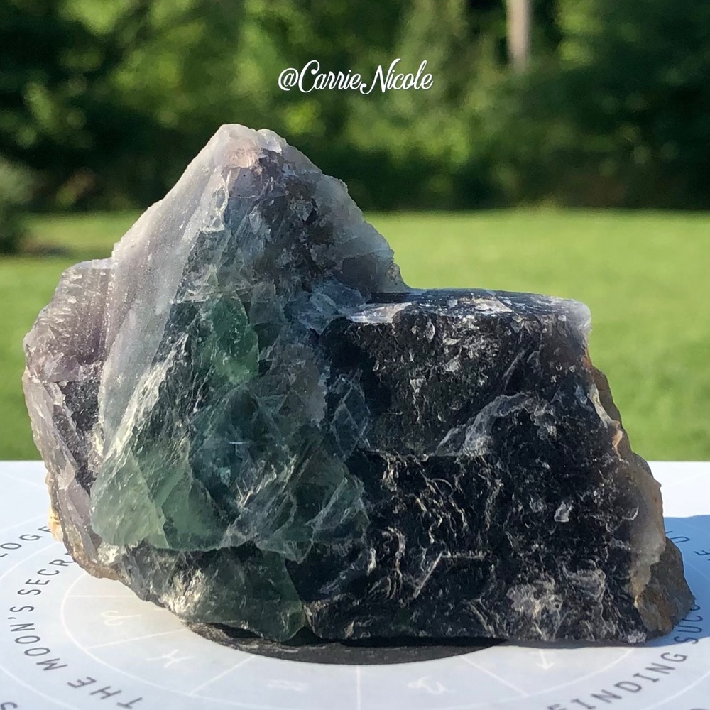 ✨RARE✨STUNNINGLY LARGE PARTICLE GREEN/BLUE FLUORITE CRYSTAL COLLECTORS PIECE!!